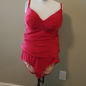Lane Bryant Tankini 42F top 20 bottom new w/o tags